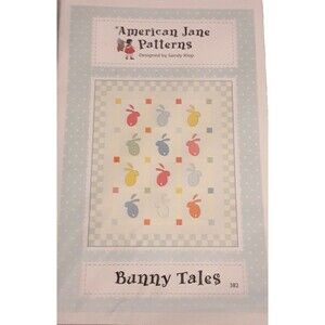 New quilt pattern Bunny Tales American Jane Patterns instructions for 50"X60"